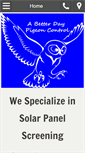 Mobile Screenshot of abetterdaypigeoncontrol.com